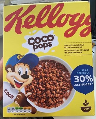 Coco pops - 30% less sugar