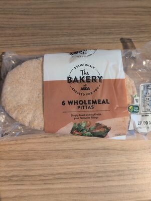 6 Wholemeal Pittas