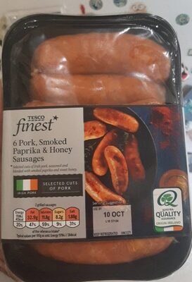 Smoked paprika and honey sausages