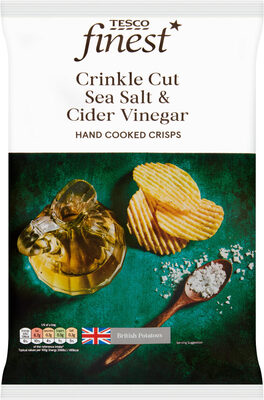 Finest Crinkle Cut Sea Slt&Vngr Crisps