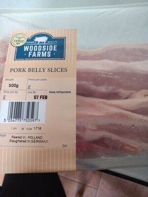 pork belly slices