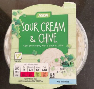 Sour cream and chive