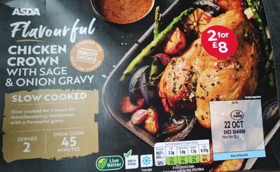Chicken Crown with Sage & Onion Gravy