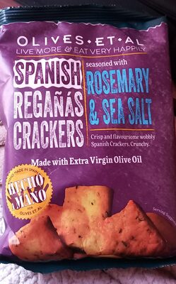 Regañás crackers rosemary & sea salt