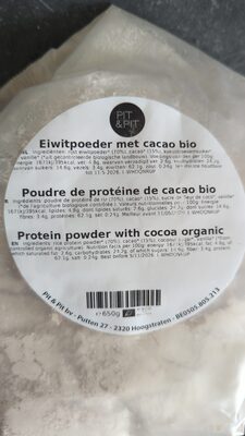 Eiwitpoeder met cacao bio