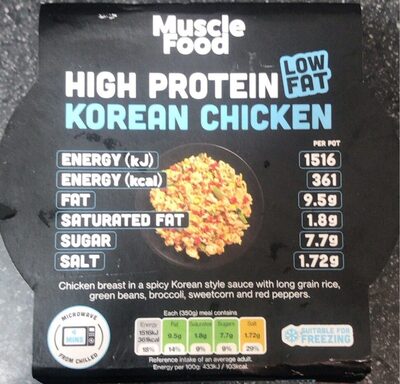 High Protein Korean Chicken