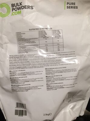Avoine instantanée sans gluten