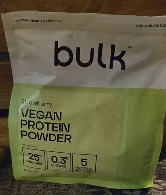 Vegan protein powder strawberry