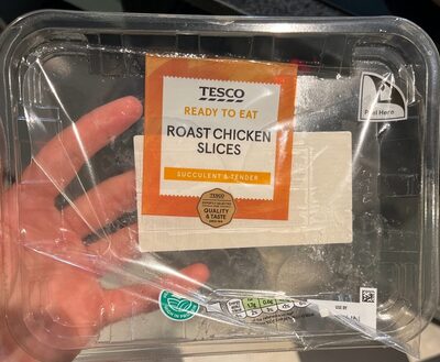 Chicken breast slices