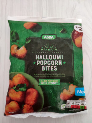 Halloumi popcorn bites