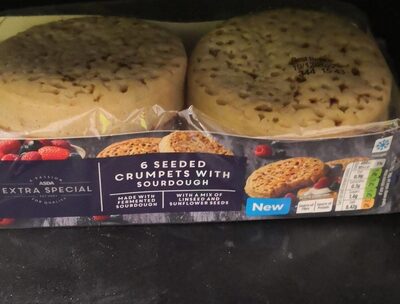 Asda crumpets with sourdough