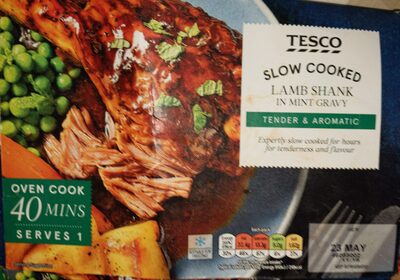 Slow Cooked Lamb shank In Mint Gravy