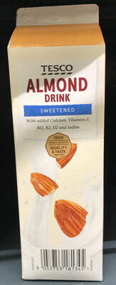 Almond drink sweetened