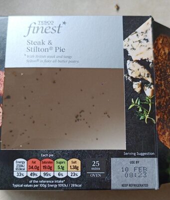Steak & Stilton Pie