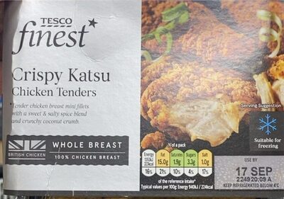 Crispy katsu chicken tenders