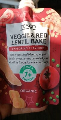 Veggie + Red Lentil Bake