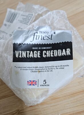 Tesco finest vintage cheddar