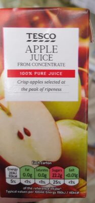 *0 0+ #+0 Hold TESCO APPLE JUICE FROM CONCENTRATE