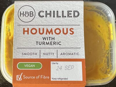 Houmous with turmeric