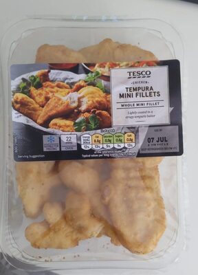 TESCO TEMPURA MINI FILLETS WHOLE WINI FILLET *** 2