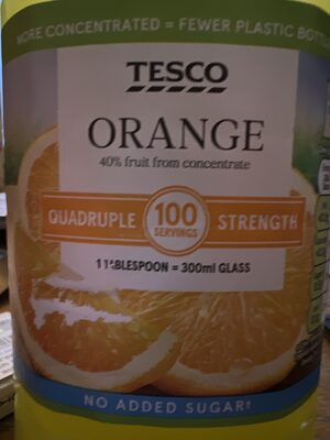 Orange Quadruple strength