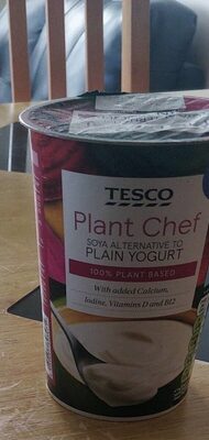 Plant Chef Soya Alternative To Plain Yogurt