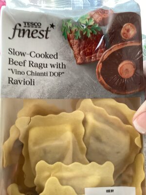 Slow-Cooked Beef Ragu with “Vino Chianti DOP” Ravioli