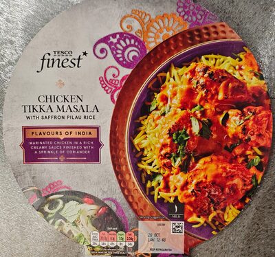 Chicken Tikka Masala With Saffron Pilau Rice