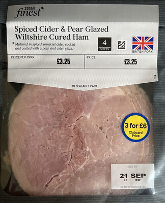 Spiced Cider & Pear Glazed Wiltshire Cured Ham