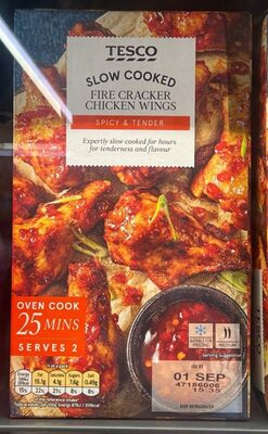 Slow Cooked Fire Cracker Chicken Wings