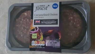 Caramelised Onion Beef Burger