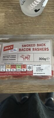 SMOKED BACK BACON RASHERS