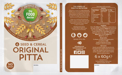 6 Seed & Cereal Original Pitta