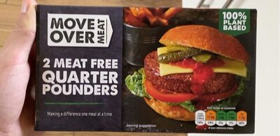 2 Meat Free Quarter Pounders