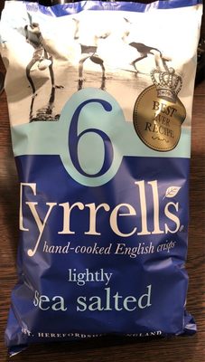 Chips lightly sea salted