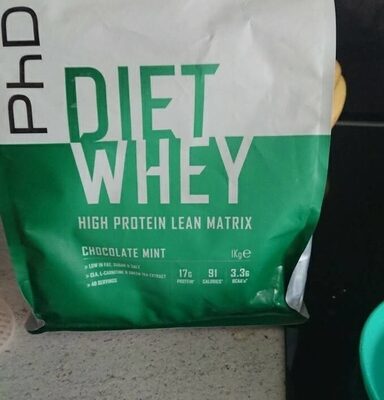 Diet whey protein shake