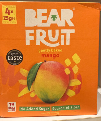 Gently baked mango