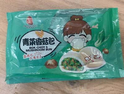Bok choy & mashroom bun