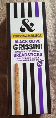 & Mollica Black Olive Grissini