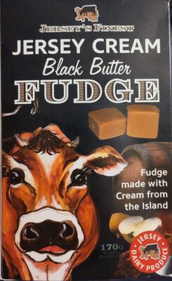 Jersey cream black butter fudge