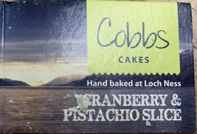 Cranberry & pistachio slice