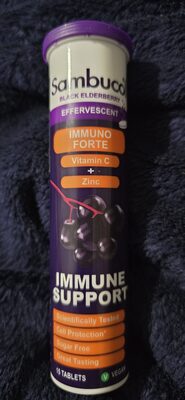 Immunity Forte Black Elderberry Effervescent
