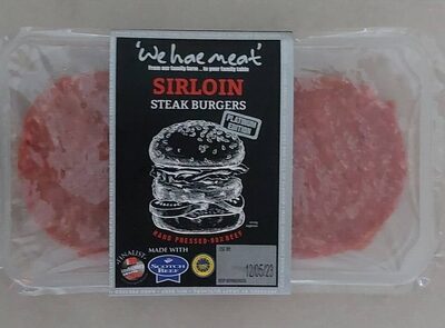 Sirloin steak burgers