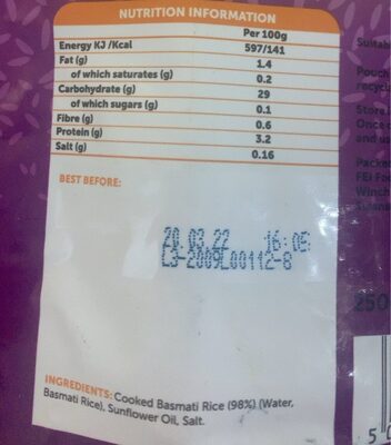 Basmati rice