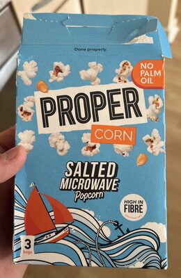 Salted Microwave Popcorn
