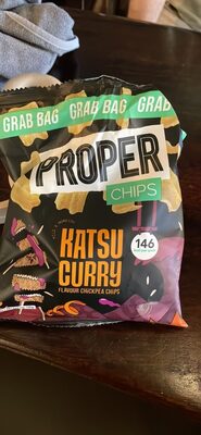 Katsu Curry flavour chickpea chips