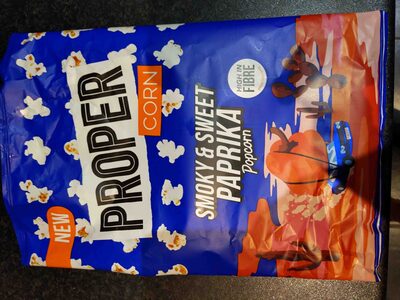 Smoky  & Sweet Paprika Popcorn