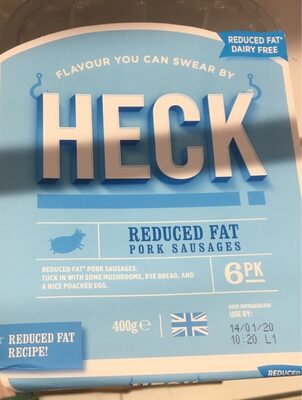 Heck sausages reduced fat