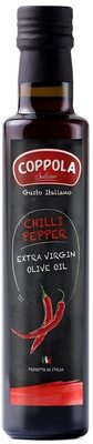 Extra virgin olive oil with chilli pepper