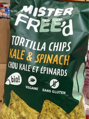 Tortilla Chips Chou Kale & Épinards